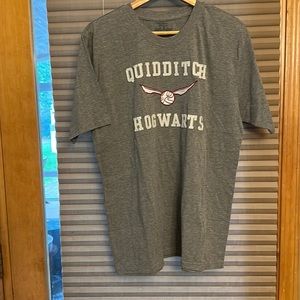 NWT Harry Potter T Shirt grey Quidditch Xl unisex